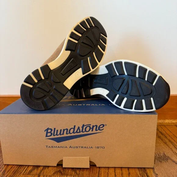 Blundstone 2146 Sneaker Chelsea Ankle Boots AU 6, US W 9 / M 7 Suede Sand Beige - Picture 12 of 15